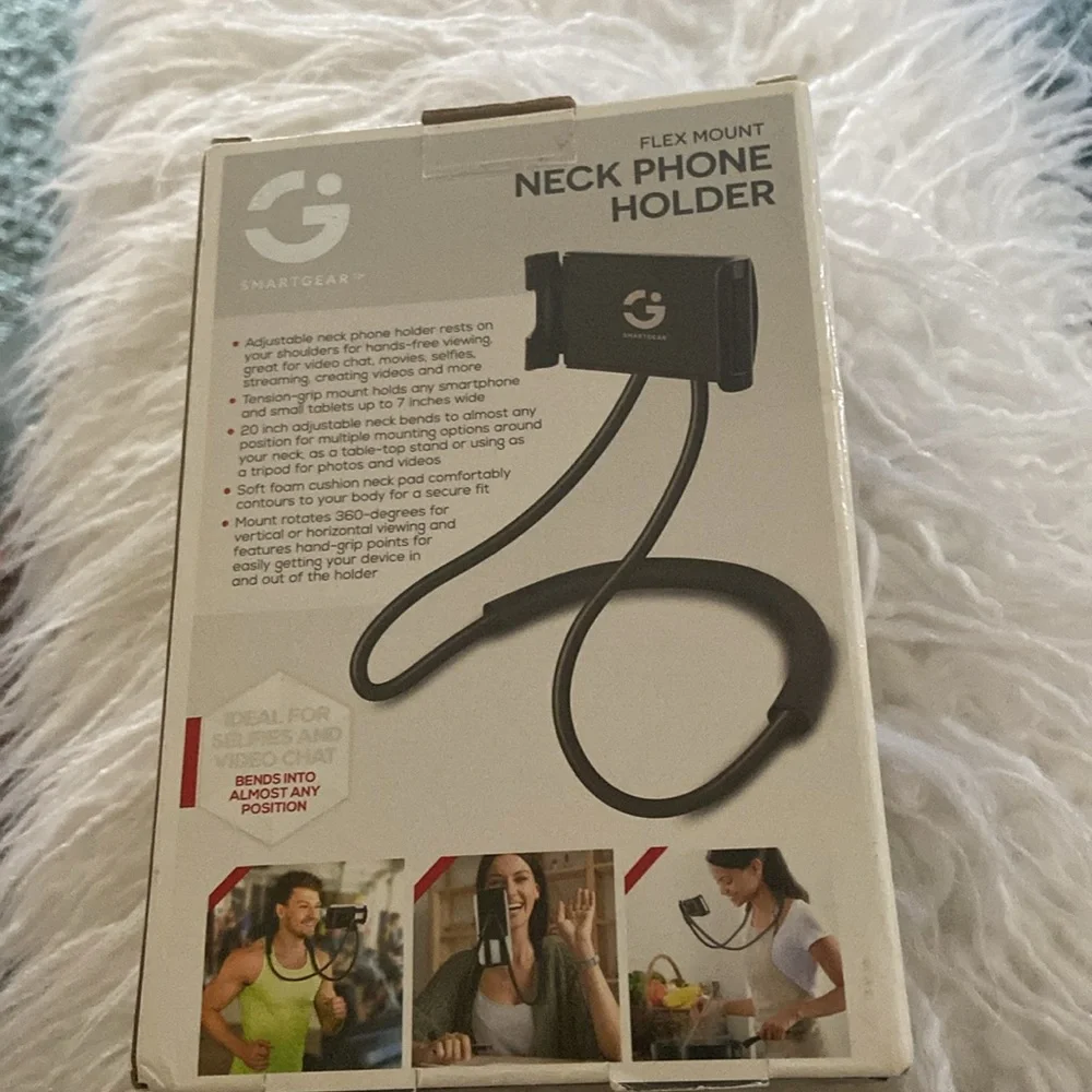 NWOT Hands-Free Neck Phone Holder.